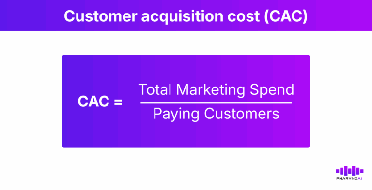 Formula to calculate customer acquisition cost